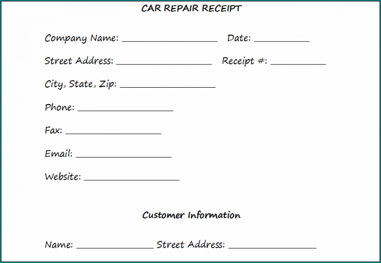 free-printable-auto-repair-receipt-template