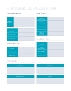 Business Strategy Planning Template Example