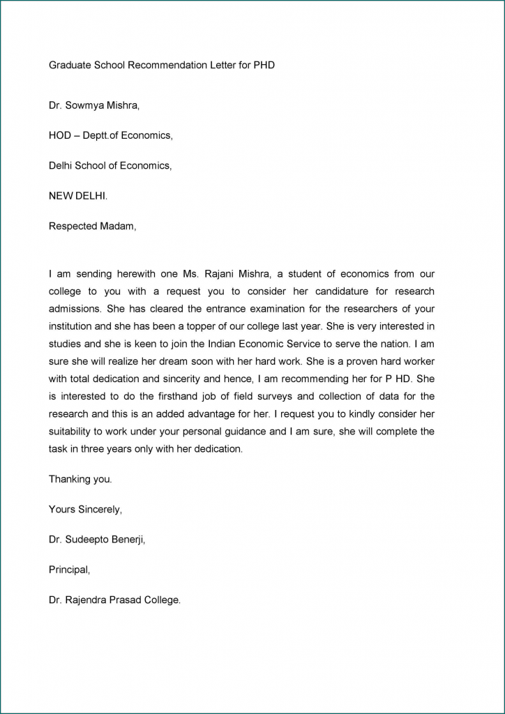 》Free Printable College Recommendation Letter Template | Bogiolo