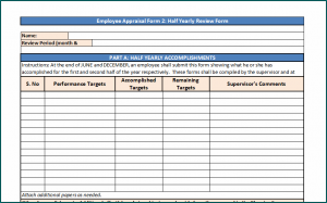 Employee Apraisal Form 