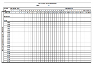 Example of Body Temperature Tracker Template | Bogiolo
