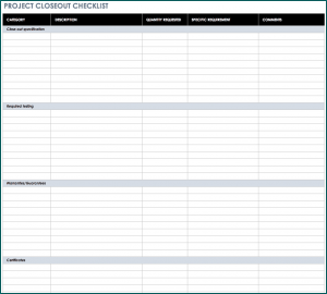 》Free Printable Project Management Task List Template