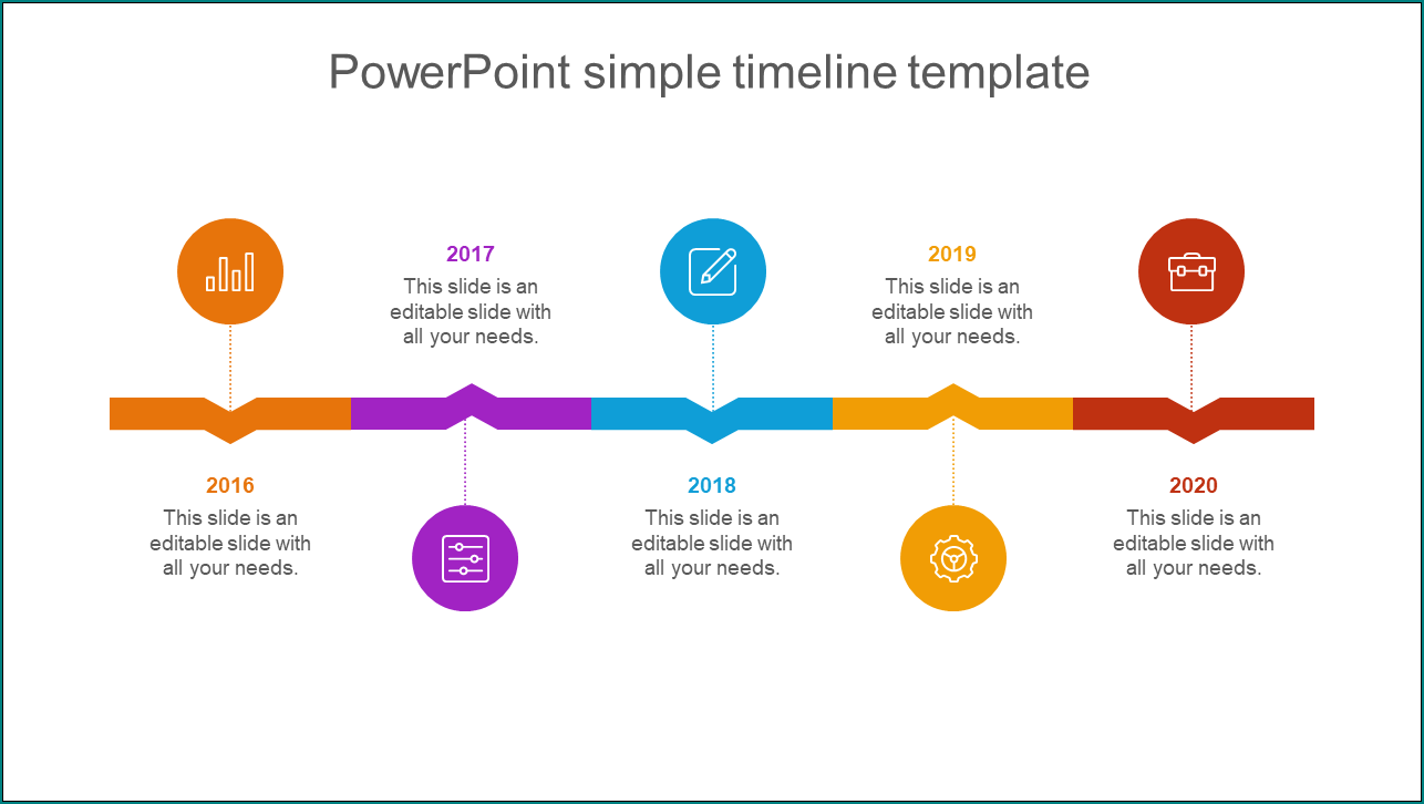 Example of Simple Timeline Template
