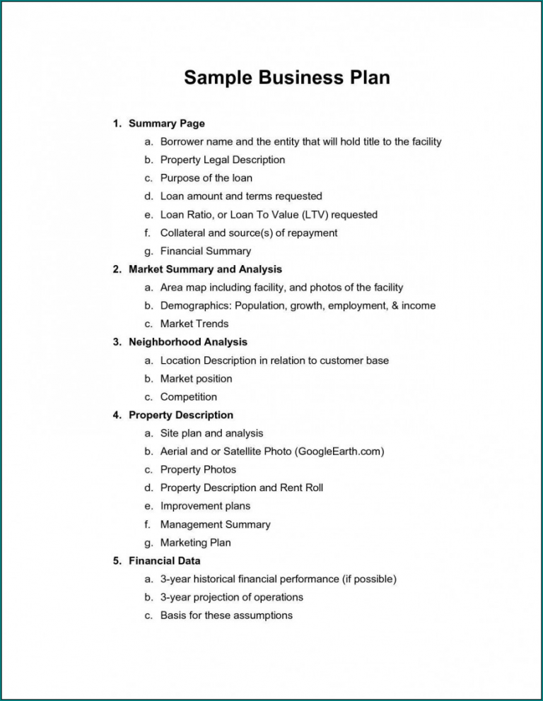 startup business plan guidelines