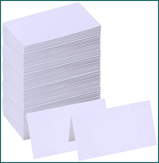 Example of Table Tent Cards