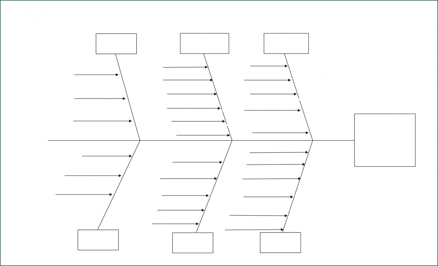 》Free Printable Fishbone Diagram Template Excel