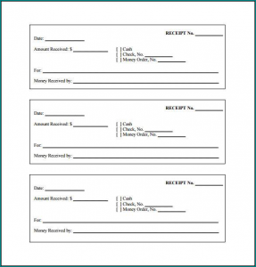 》Free Printable General Receipt Template