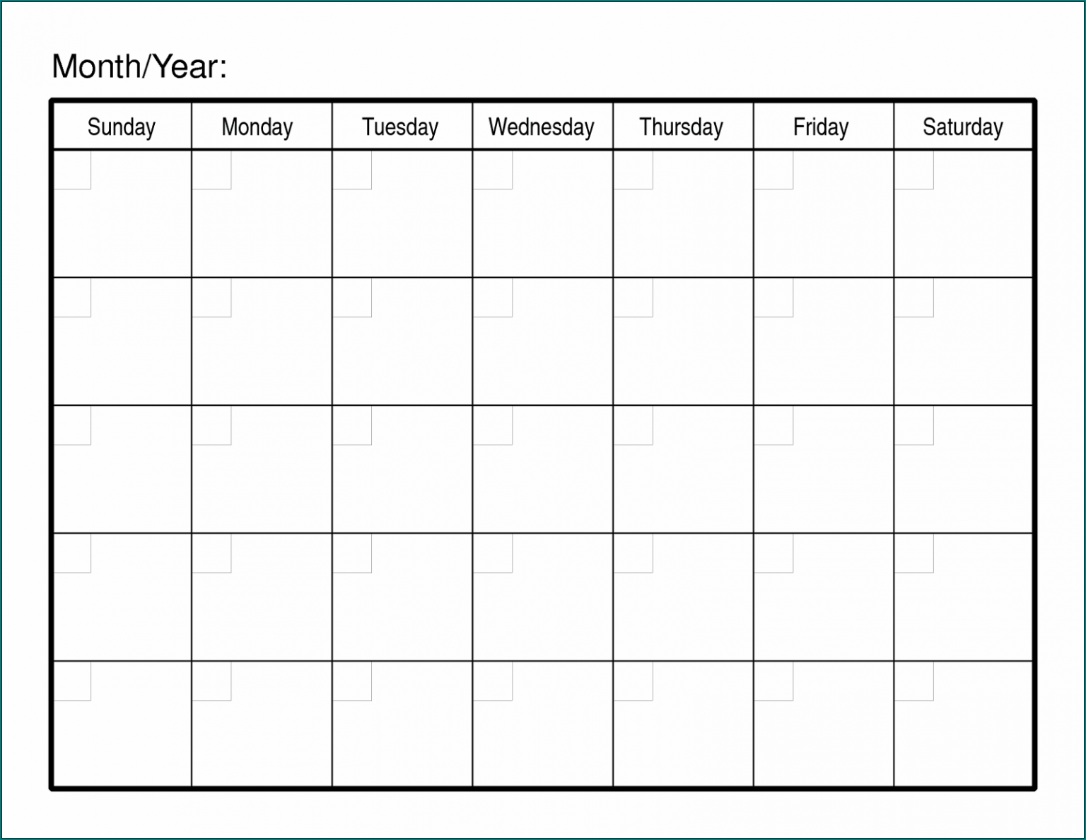 》Free Printable Monthly Employee Schedule Template