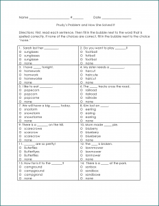 》Free Printable Multiple Choice Template Word