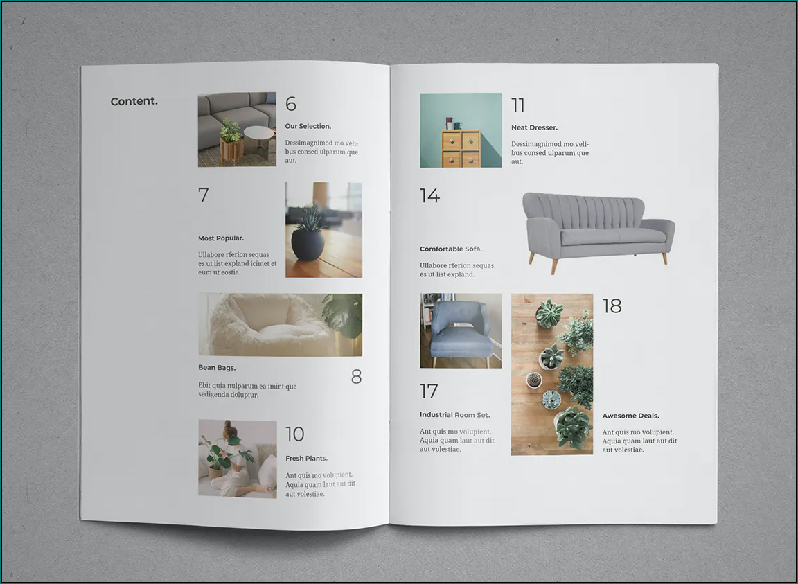 Product Brochure Template Example