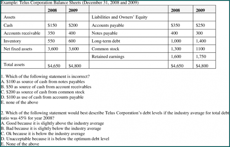 》free Printable Excel Multiple Choice Test Template 2416