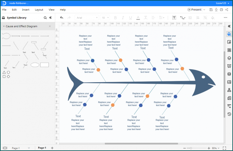 》Free Printable Fishbone Diagram Excel