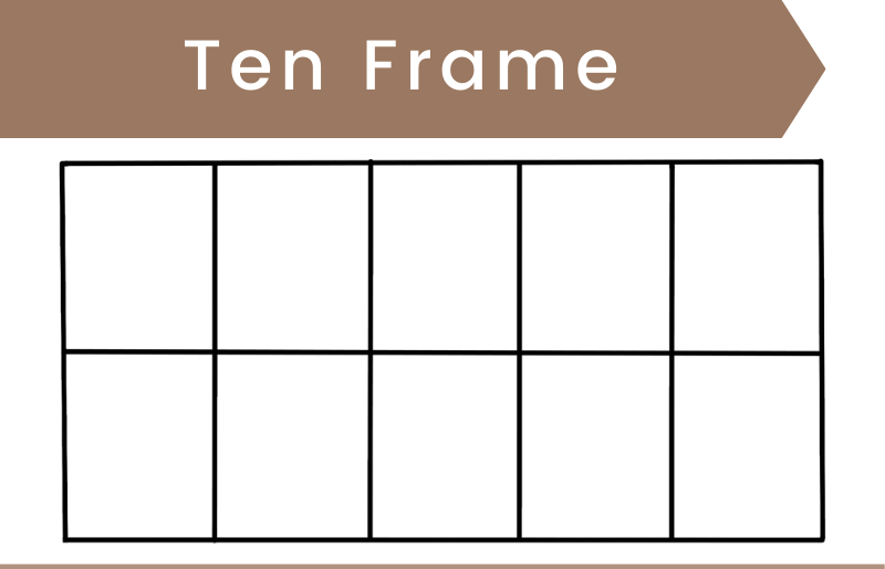 Sample of Printable Ten Frame Template