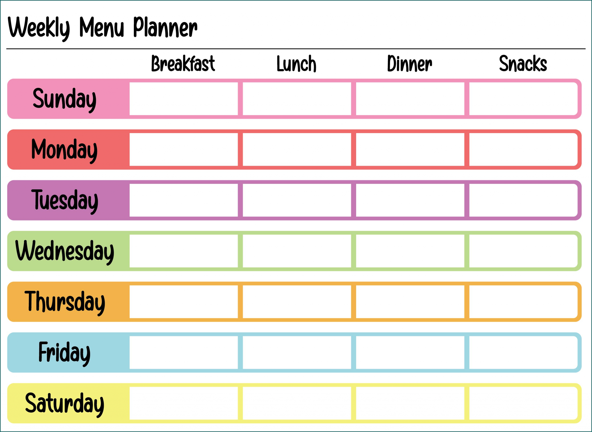 Weekly перевод. Weekly menu. Weekly - еженедельно. Menu Planner. Printable week.