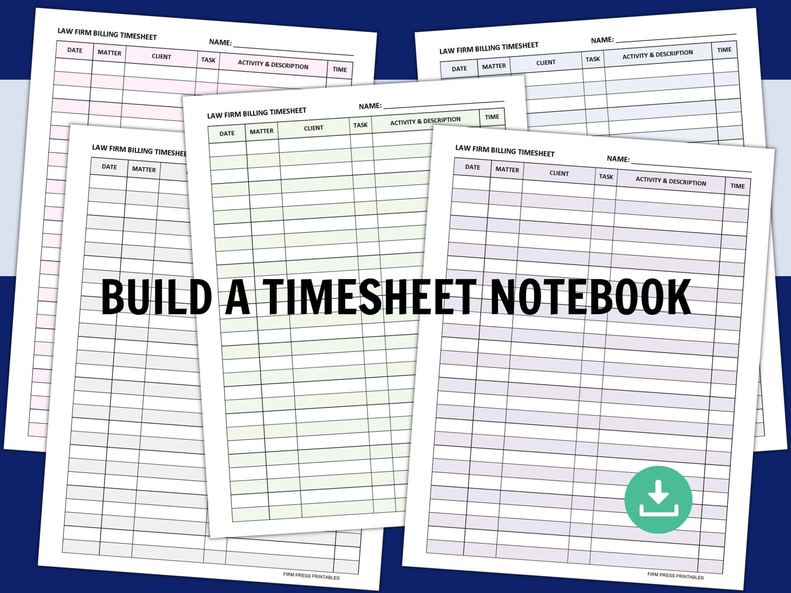 sample attorney timesheet template