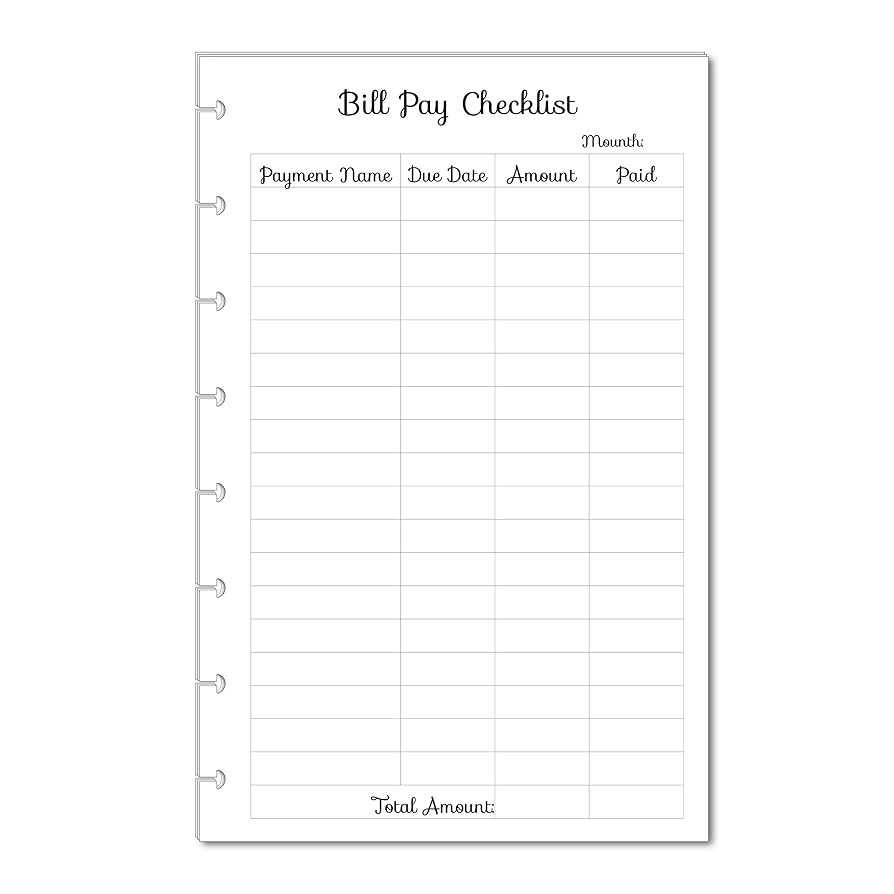 sample half payment budget template