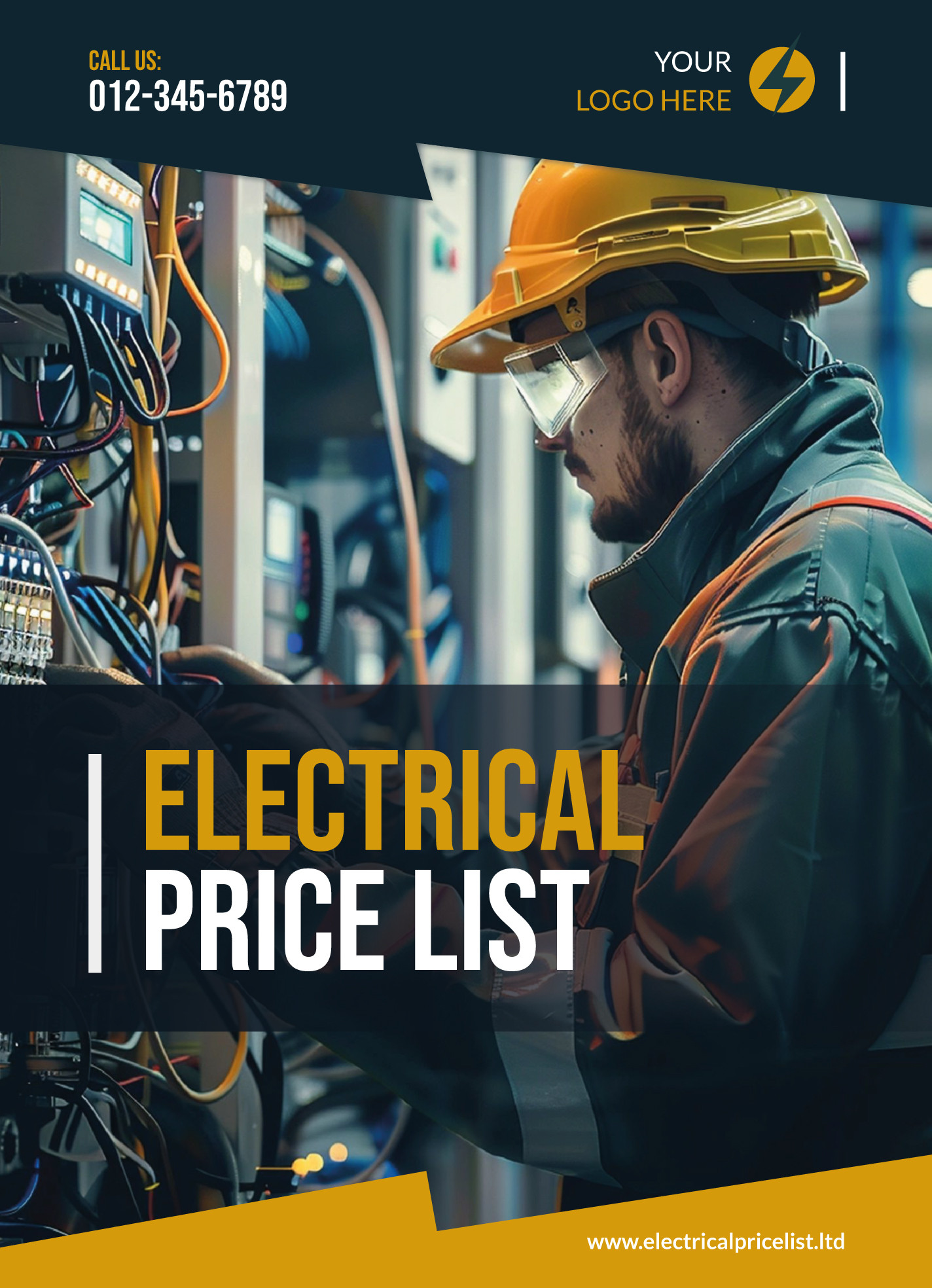 sample Electrical Price List Template