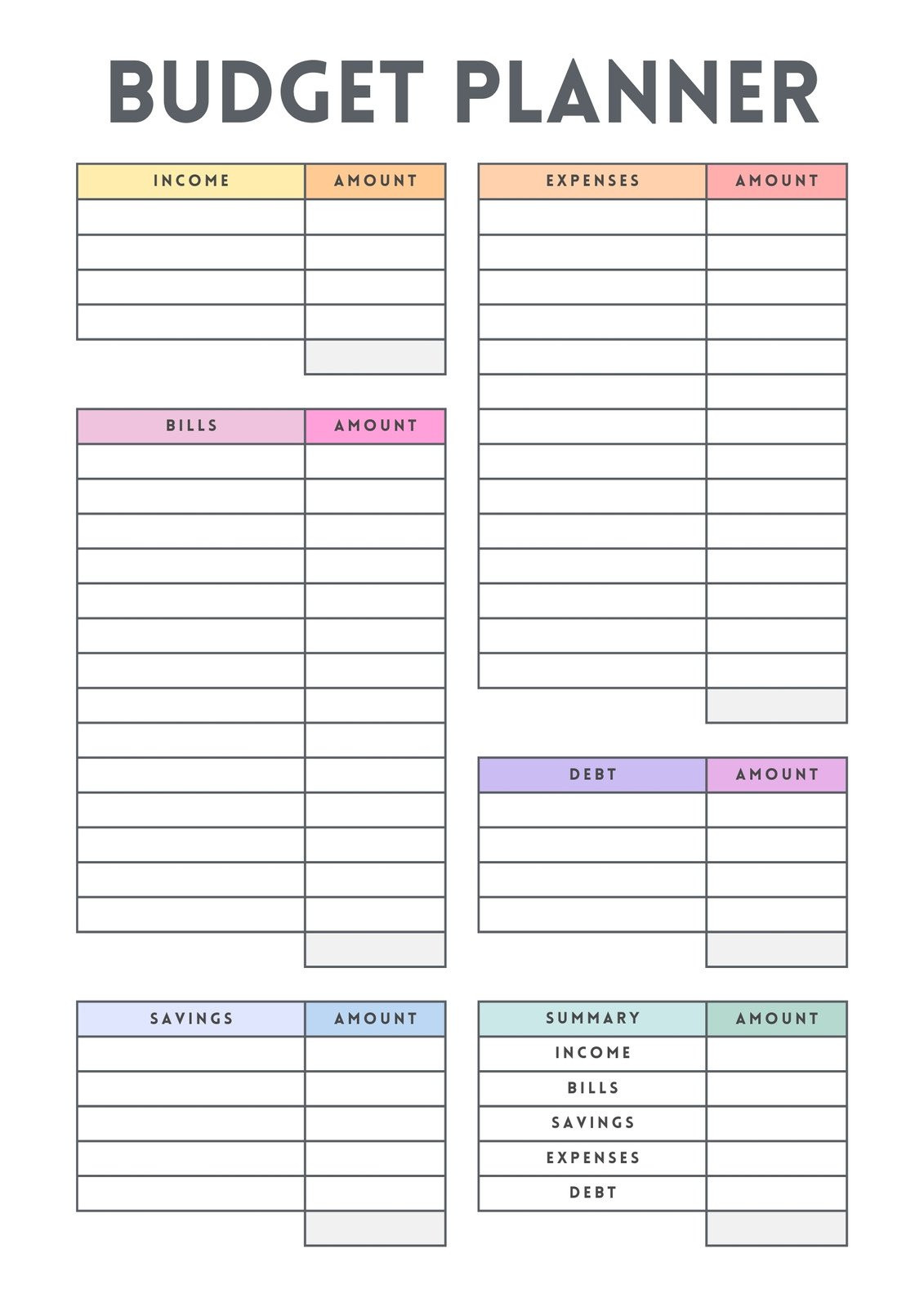 sample sample budget template for teenager