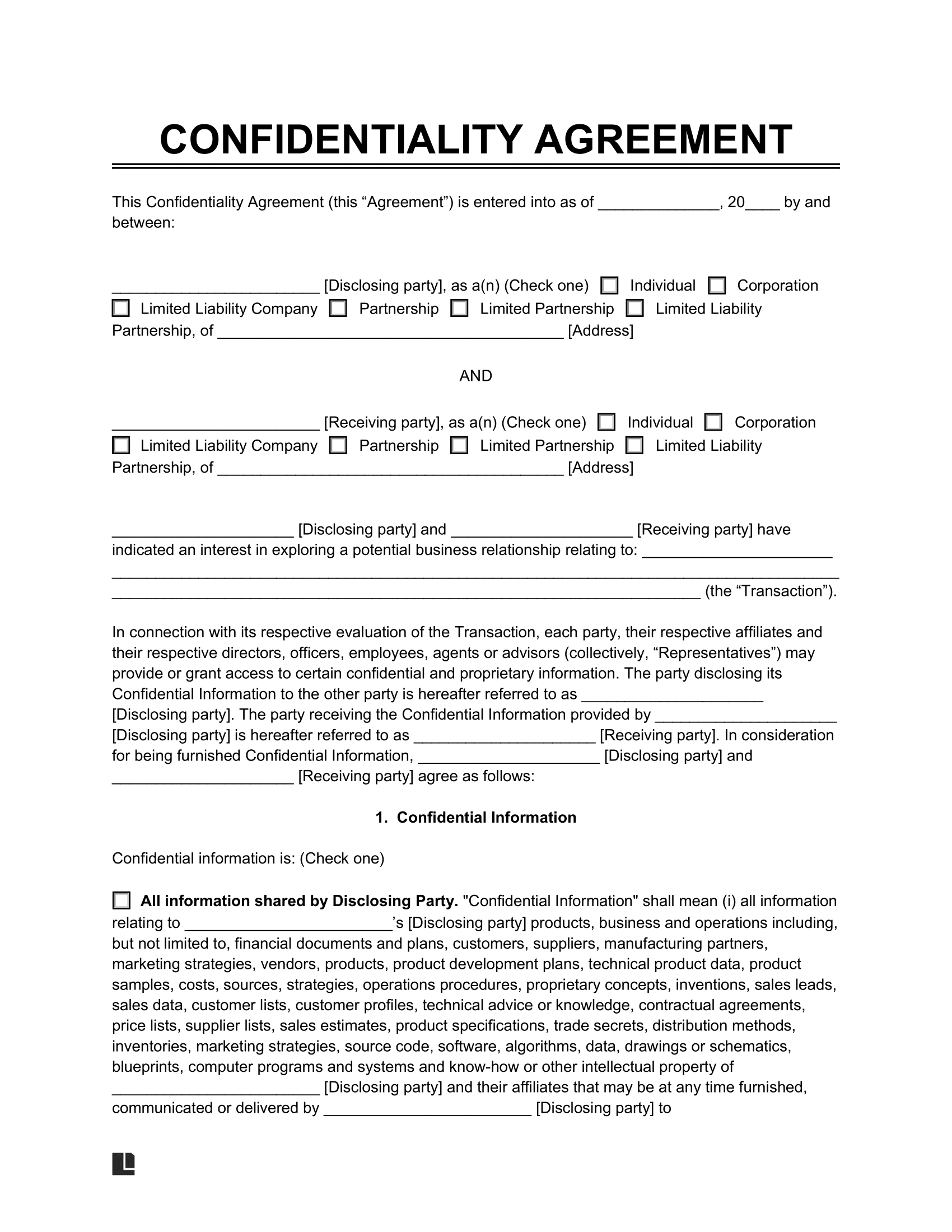 sample Staff Confidentiality Agreement Template