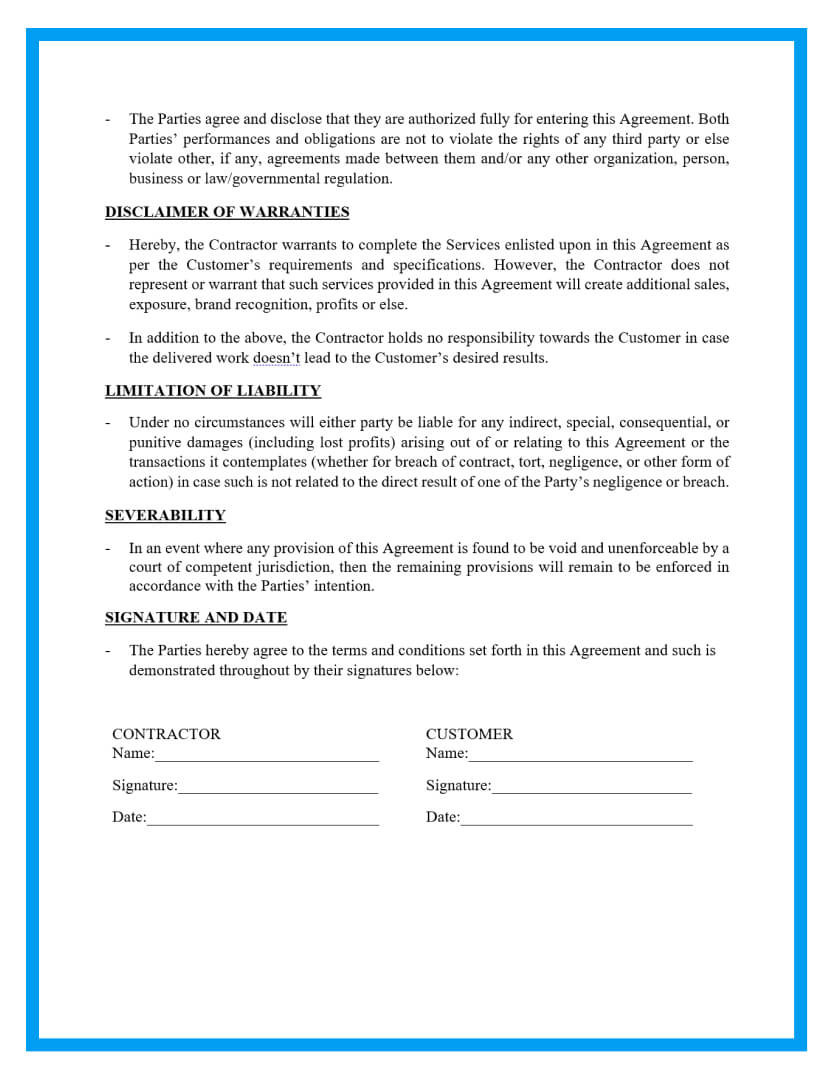 sample roofing contract agreement template