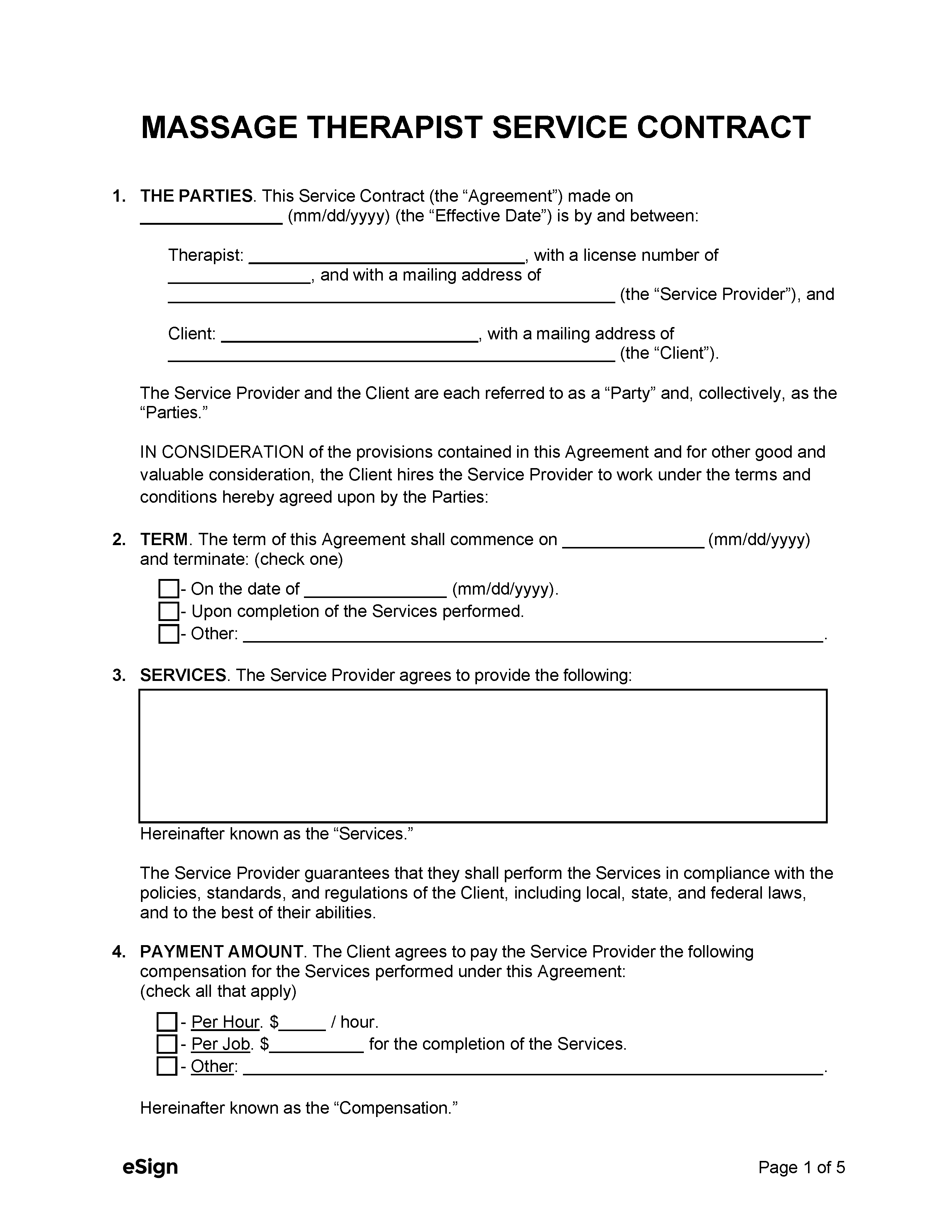 sample cleaning service agreement template