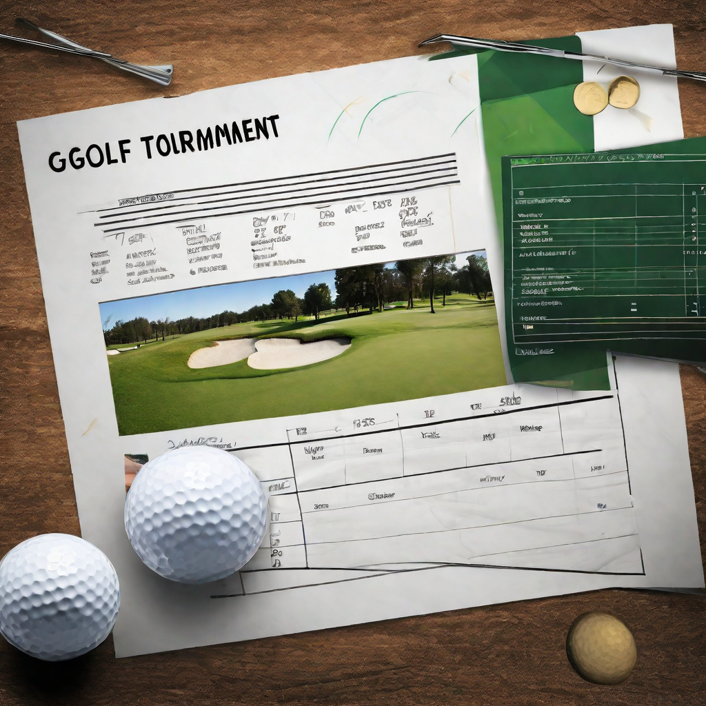 sample golf tournament budget template