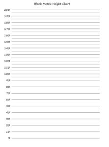height chart template sample