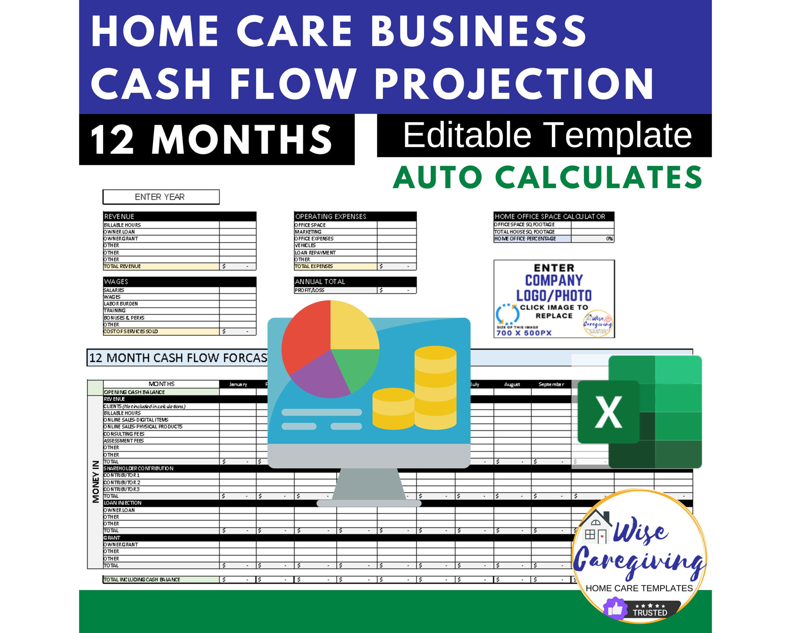 sample home health care budget template