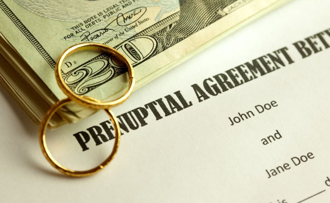 sample premarital agreement template