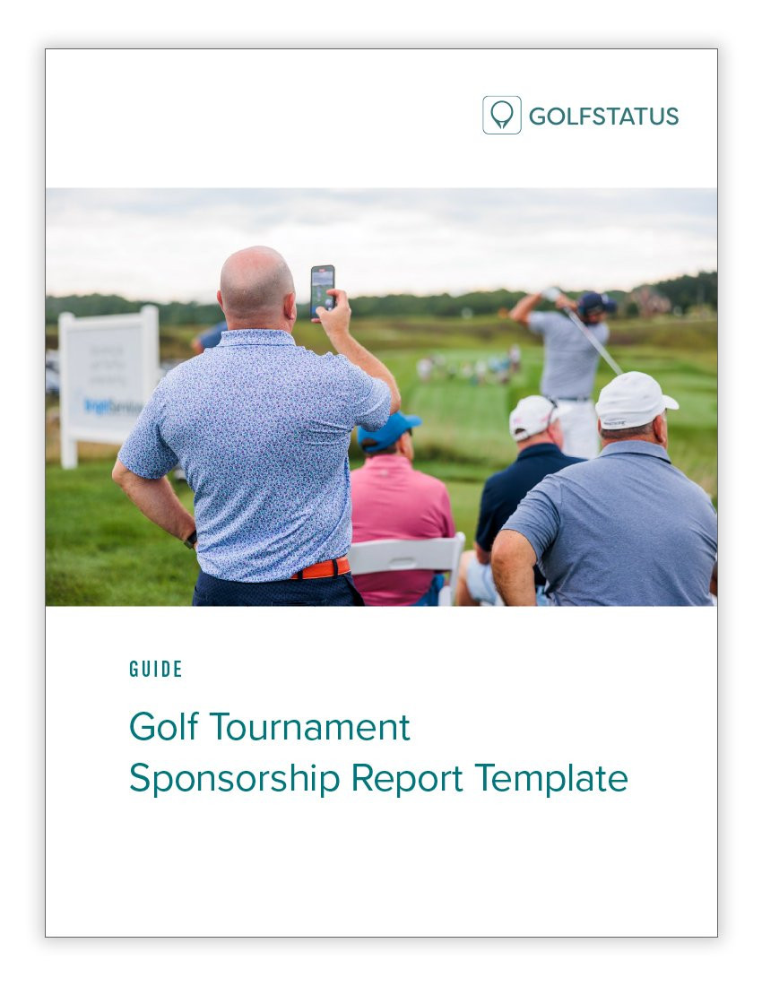 sample golf tournament budget template