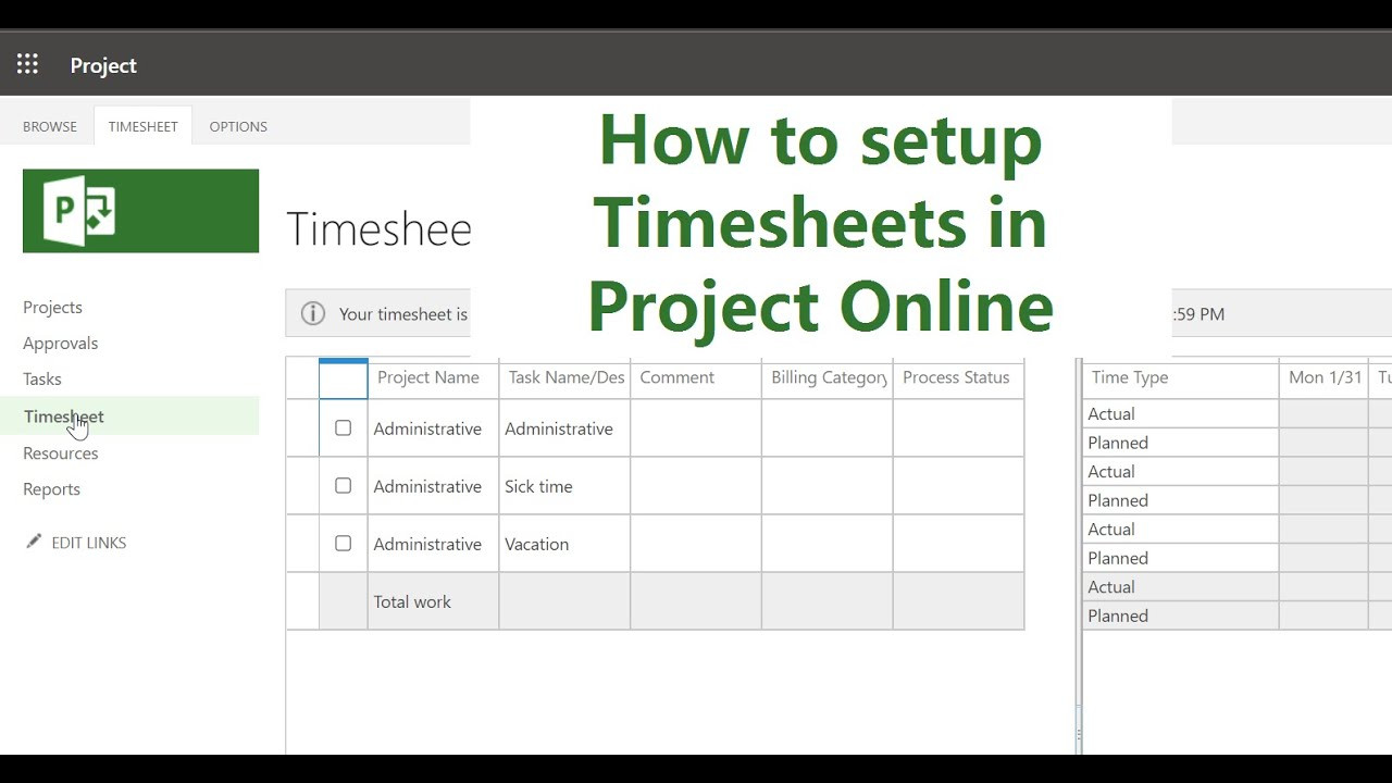 sample project management timesheet template