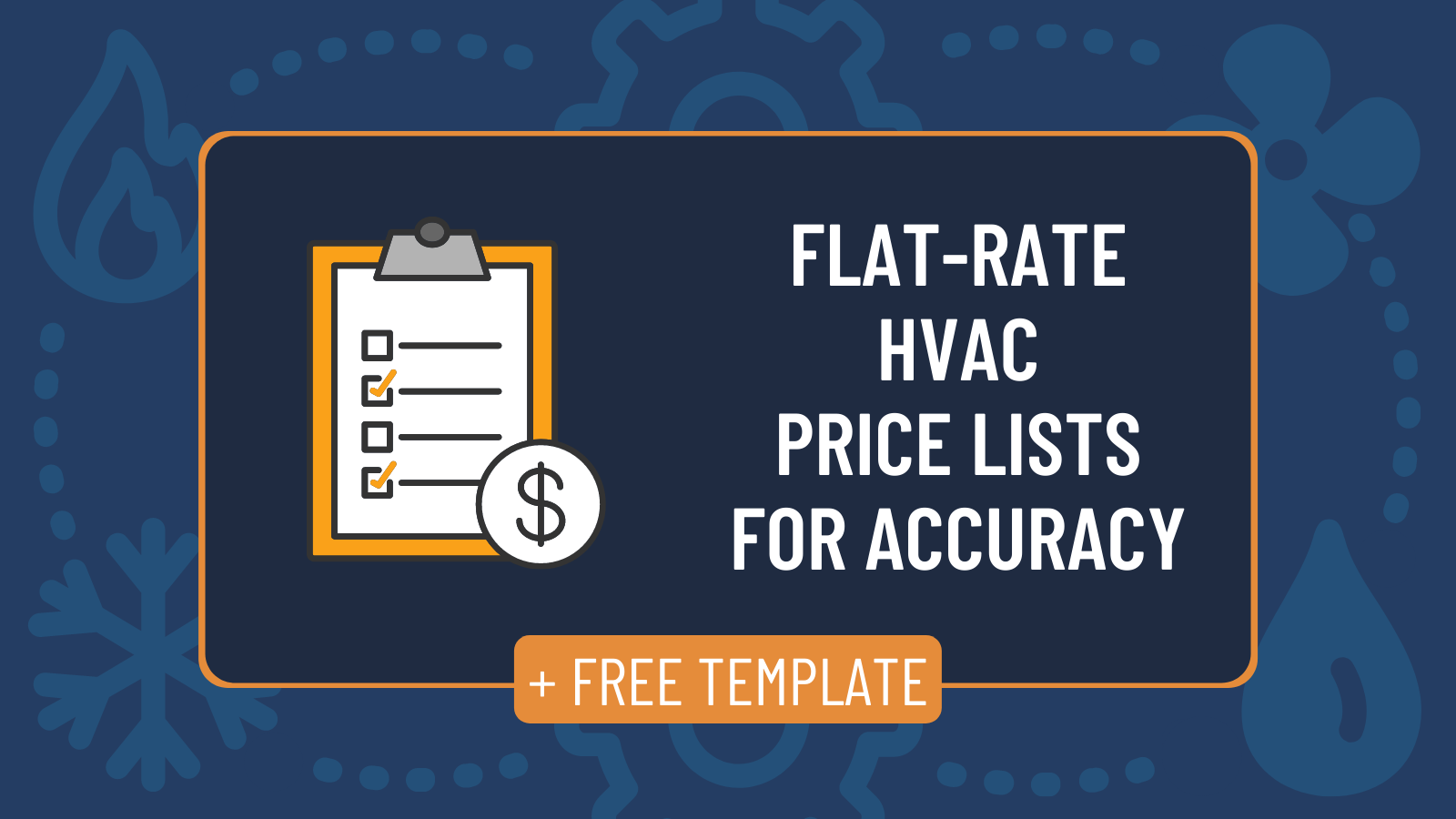 sample HVAC Price List Template