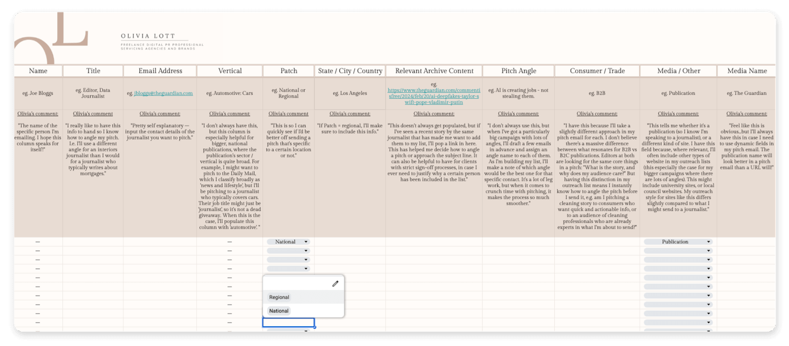 Media List : Build Yours Like a Pro (With Template Examples)