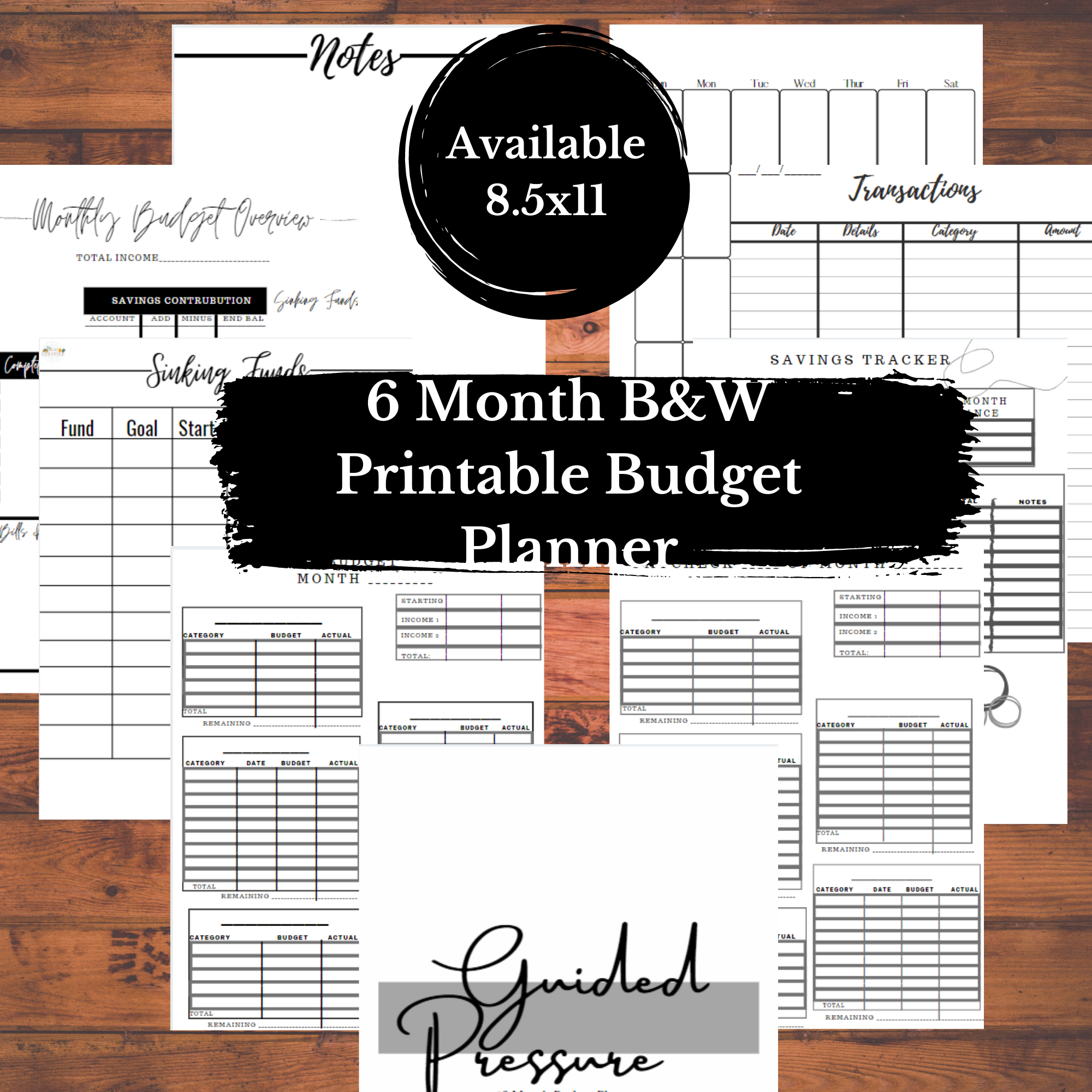 sample 6 month budget template