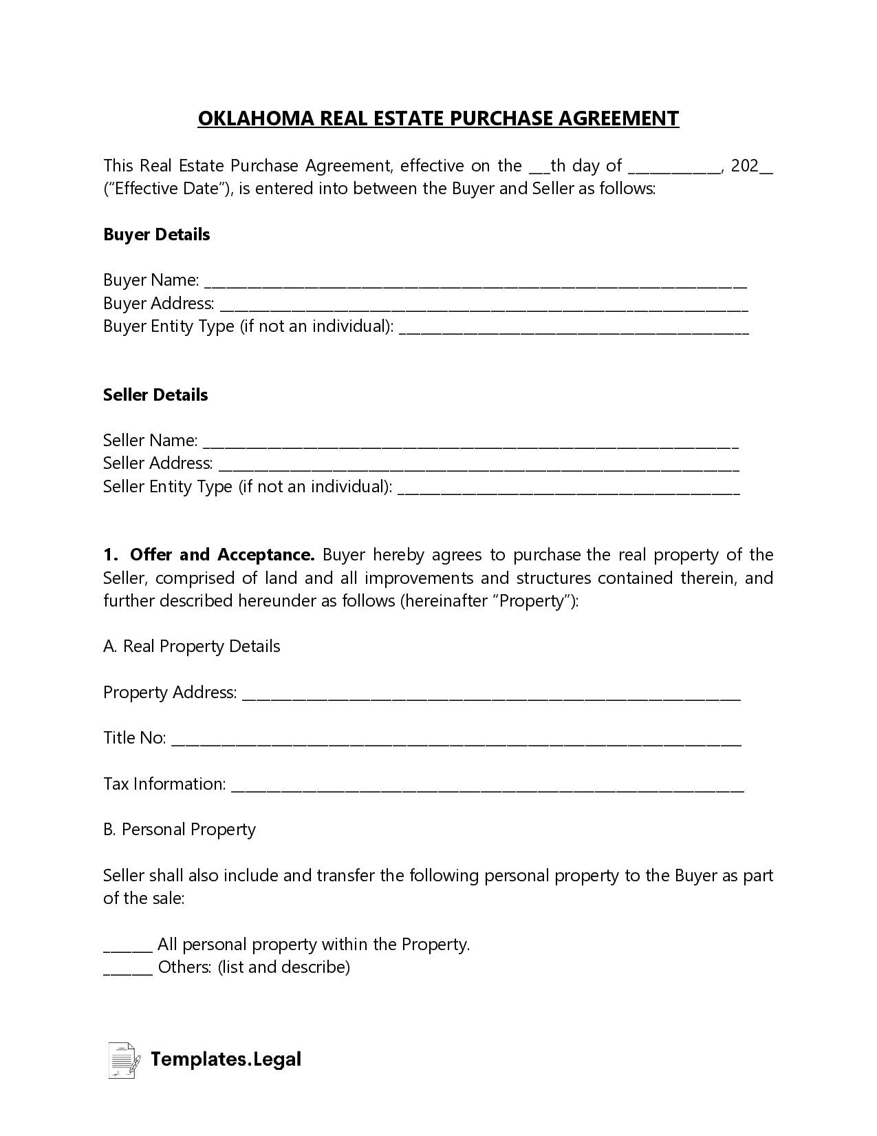 sample Share Purchase Agreement Template