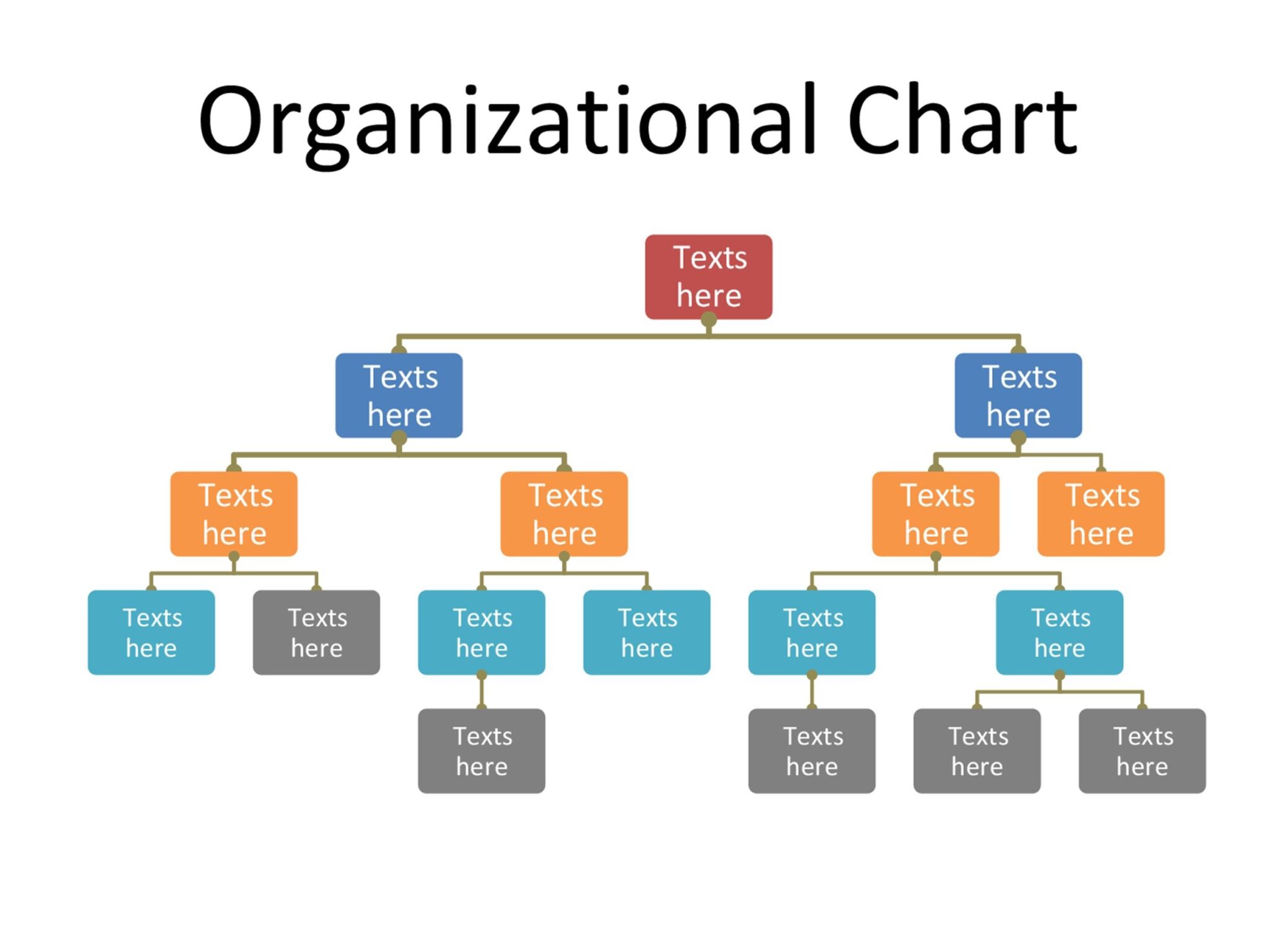 Organization Chart Template Bogiolo