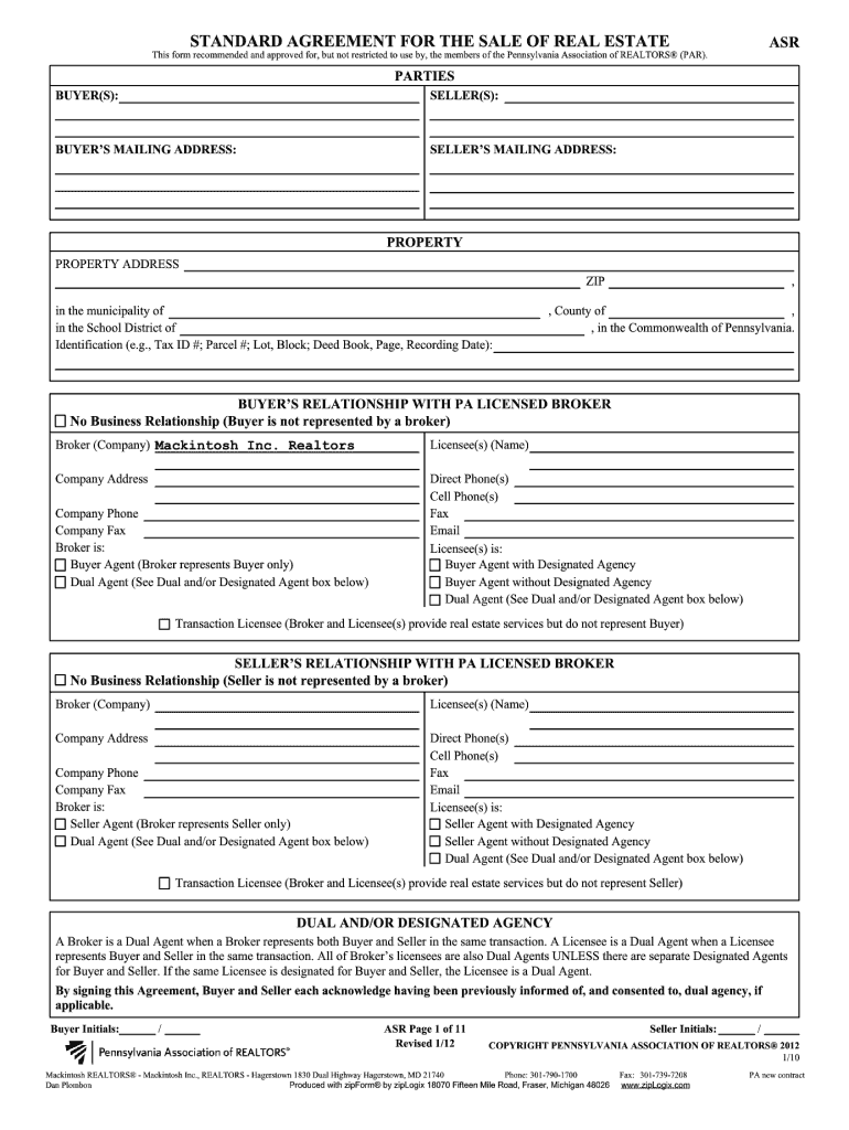 sample real estate sale agreement template