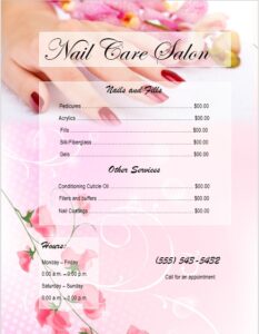 price list template free download