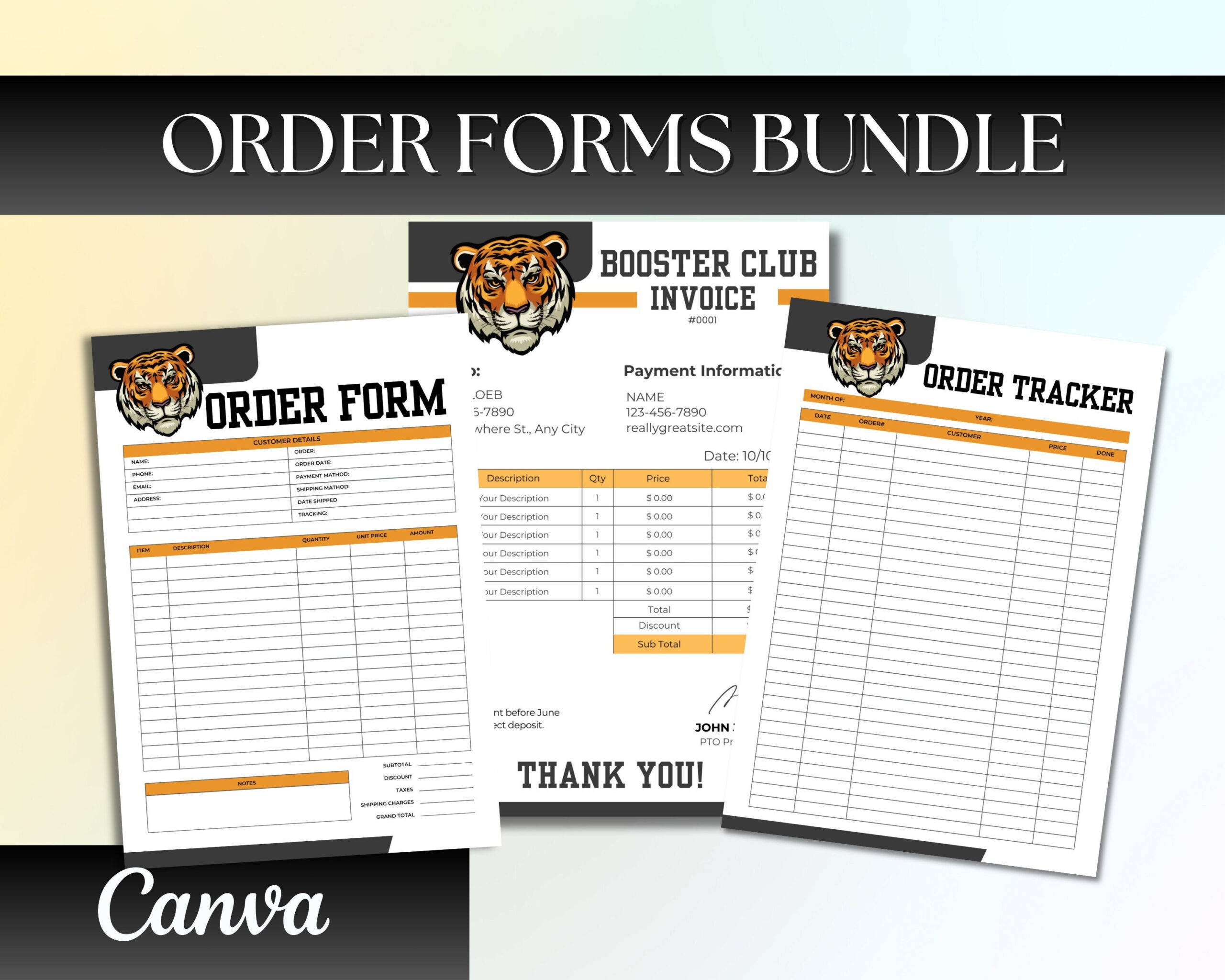 sample booster club budget template