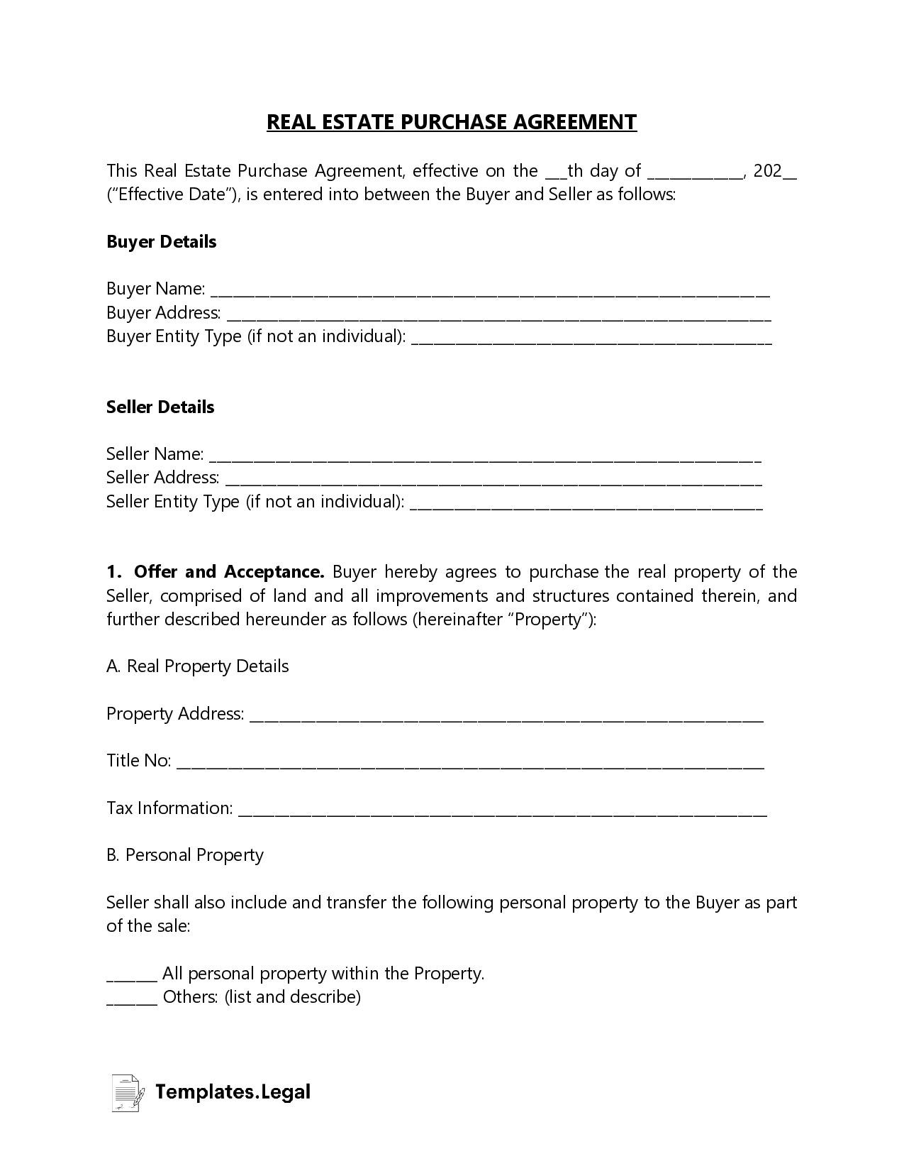 sample Stock Purchase Agreement Template