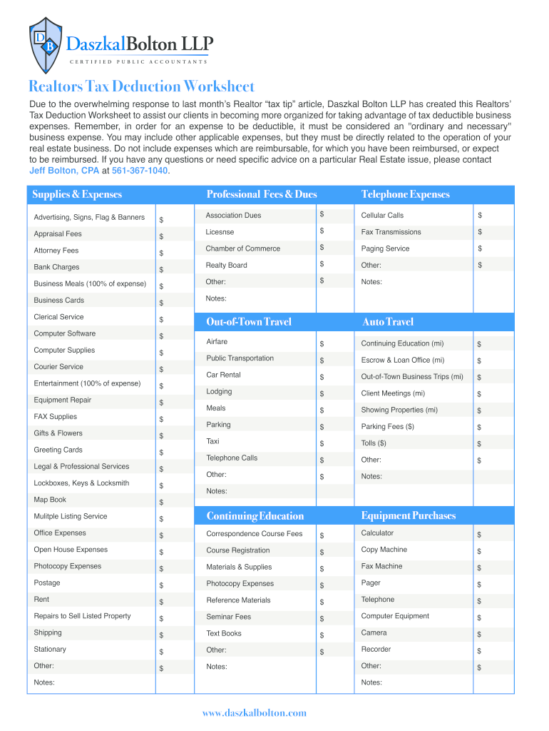 sample real estate agent budget template