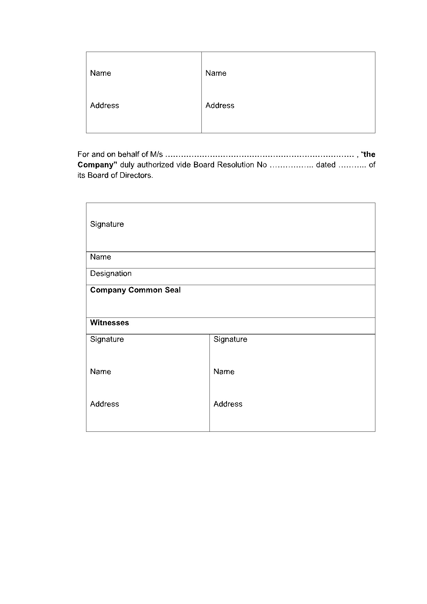 sample royalties agreement template