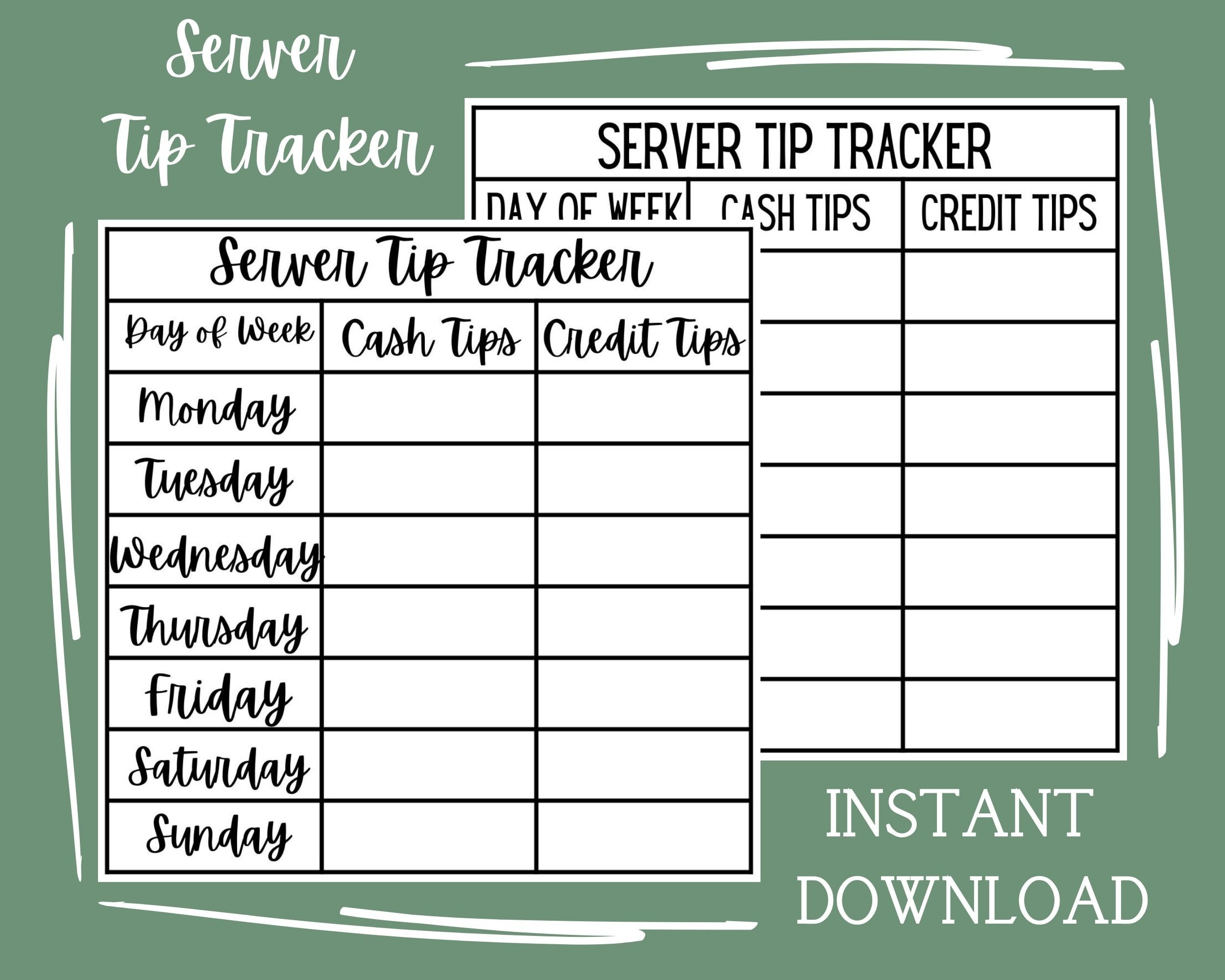 sample server budget template