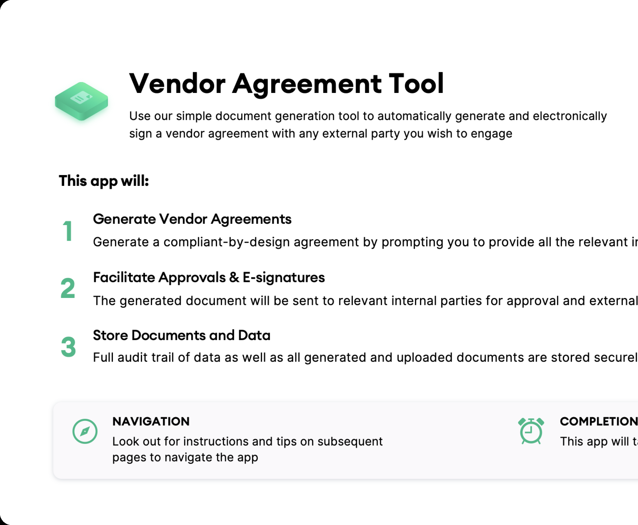 sample Vendor Agreement Template