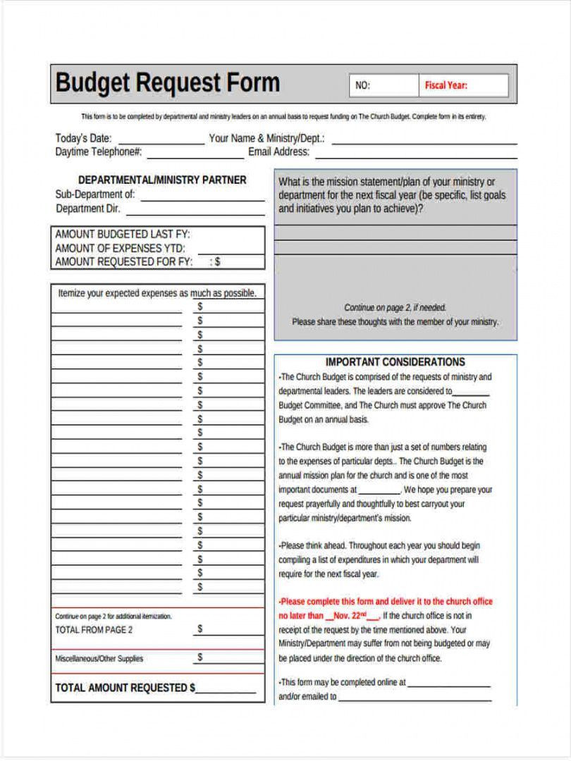 sample fire budget template